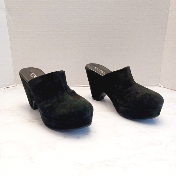 Cordani Shoes - Cordani Novia Black Suede Heeled Mules SZ EUR 36/US 5.5